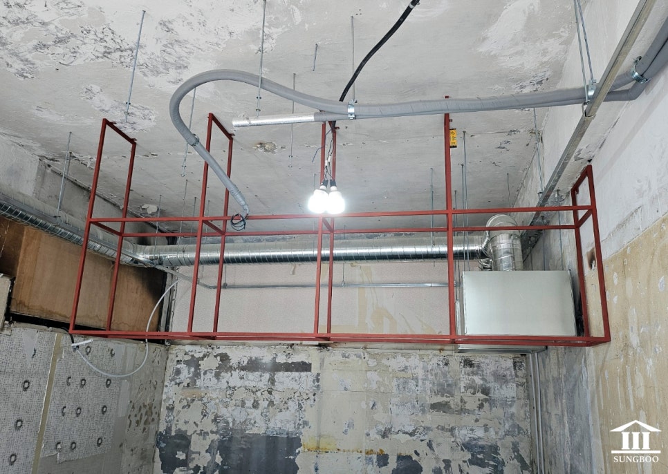 서대문구 홍제동 상가 내부 선반 시공